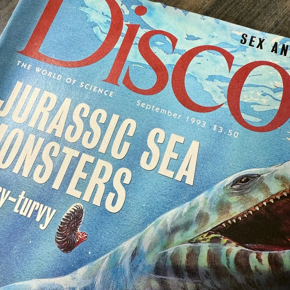 Discover Magazine September 1993 Jurassic Sea Monsters Science World‎